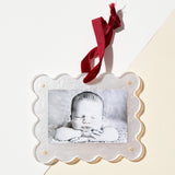 Pearl White Frame Ornament