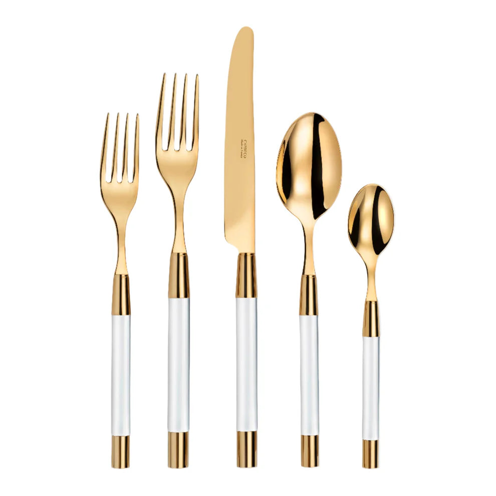 Zoe-5 Piece Place Setting-PVD Gold