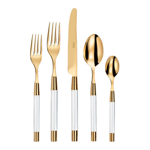 Zoe-5 Piece Place Setting-PVD Gold