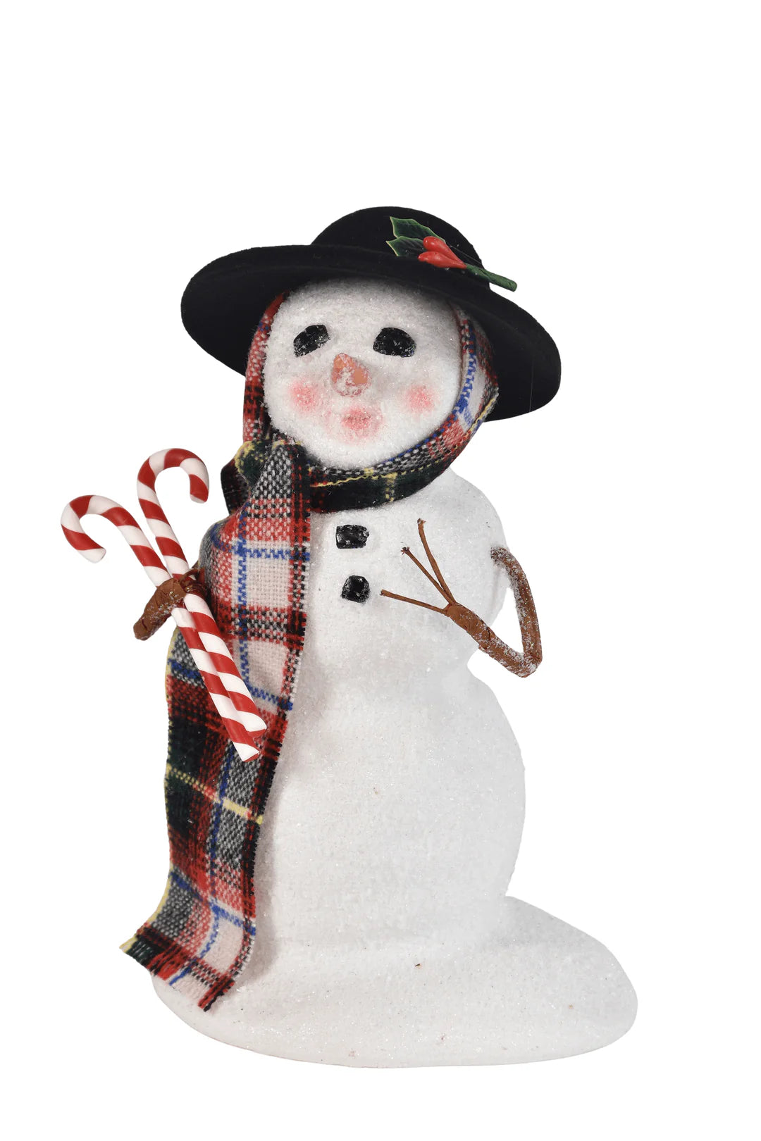 Snowman with Candy Canes