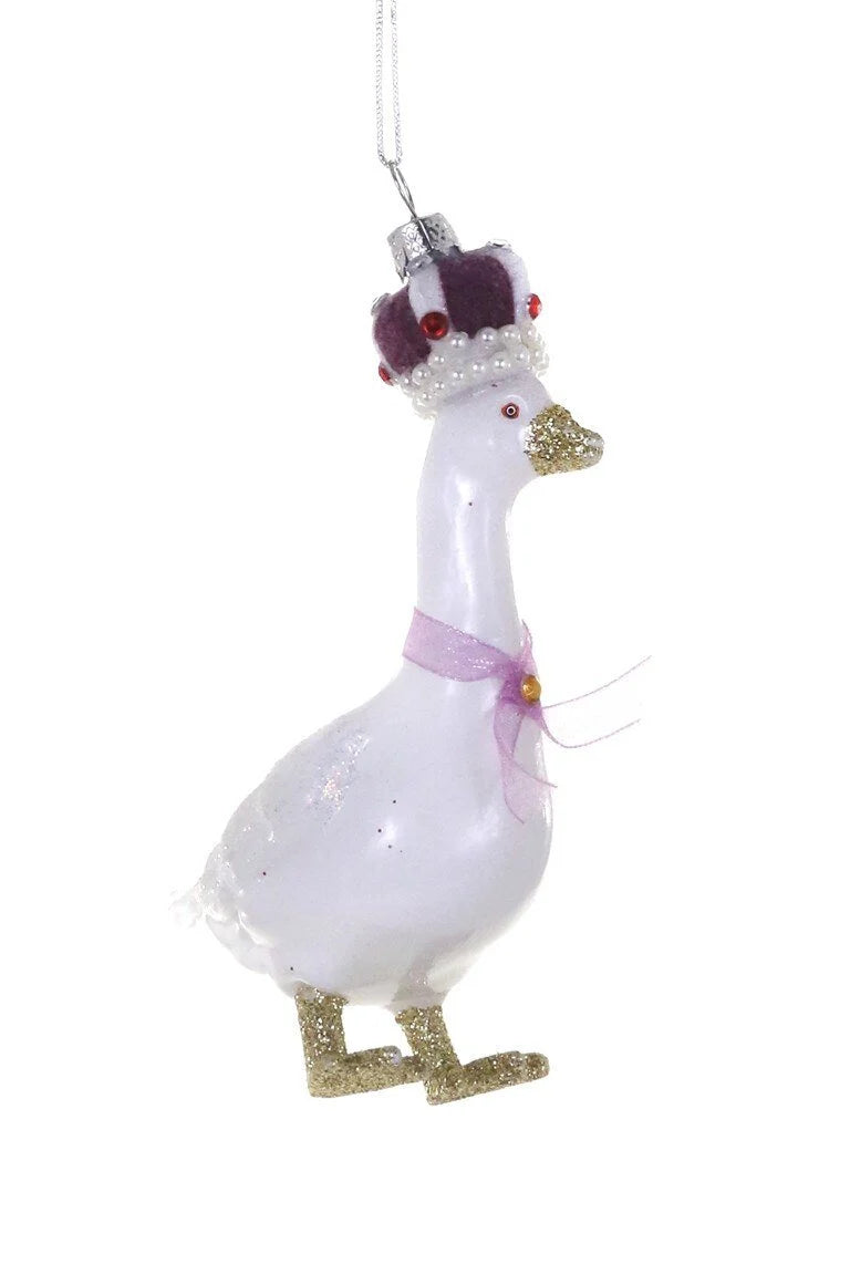 Regal Goose Ornament