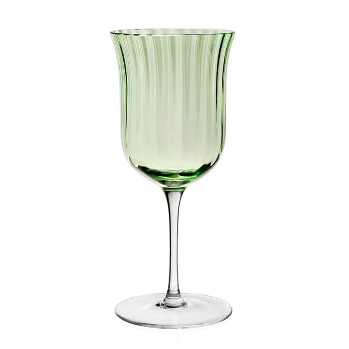 Corinne Water Goblet Green