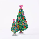 Protea and Pomegranate Tree | 0.25in. Acrylic Floral: SM / Pine Pattern SM