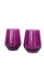 Amethyst Stemless Set of 2