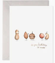 go nuts bday card
