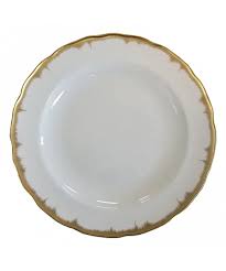 Chelsea Feather Gold Dinner Plate