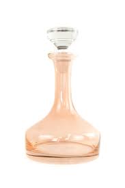 Vogue Decanter Blush Pink