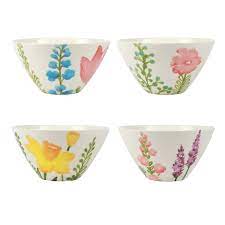 Fiori Di Campo Cereal Bowls- Set of Four