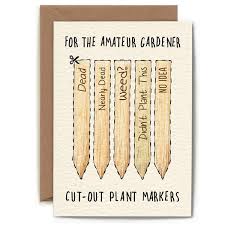 Amateur Gardener Card