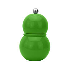 Leaf Green Lacquer Chubbie Salt & Pepper Grinder