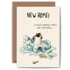 Penguin Housewarm Card