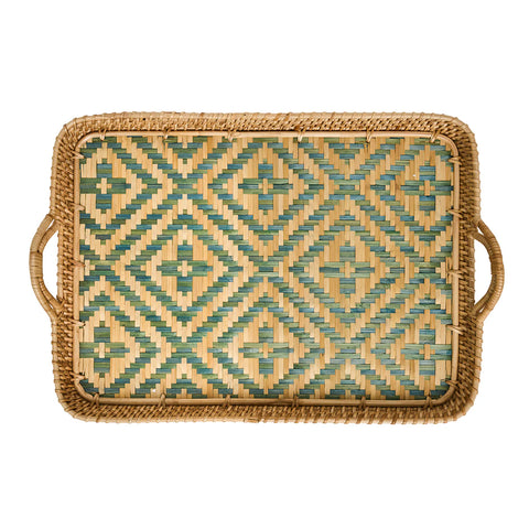 Villa Seville 18" Tray-Chambray