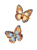 Hand-painted Boho Monarch Claw Hair Clip | Eco-Friendly: Baby Blue
