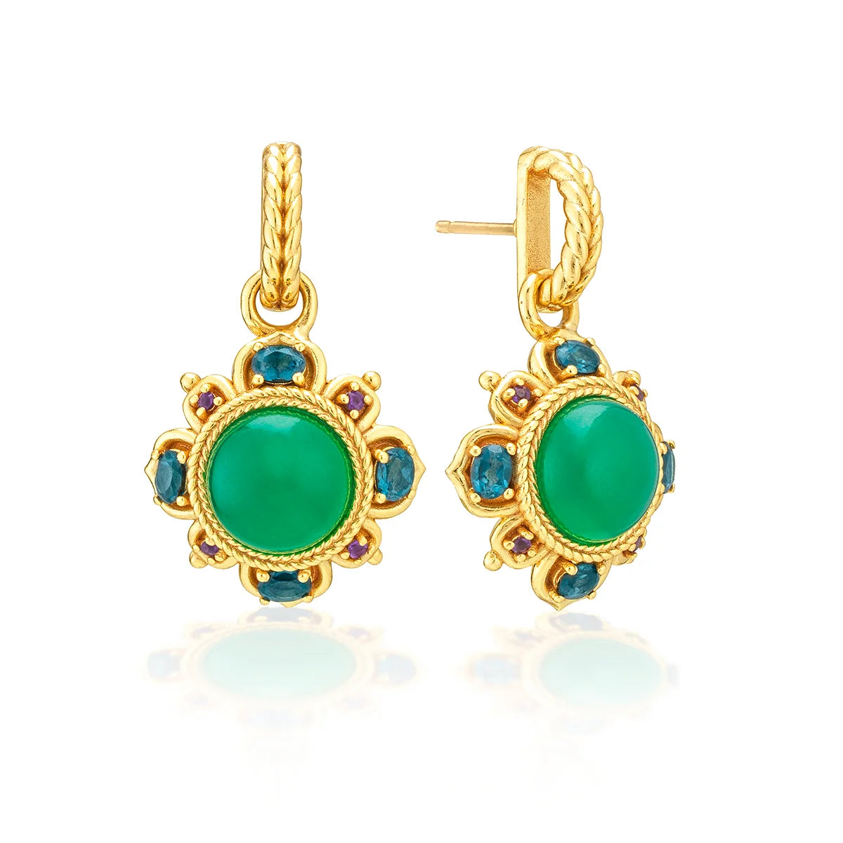 Contessa Post Drop Earrings - Multi