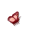 Hand-painted Mini Monarch Butterfly Claw Hair Clip | Eco-Friendly: Pink