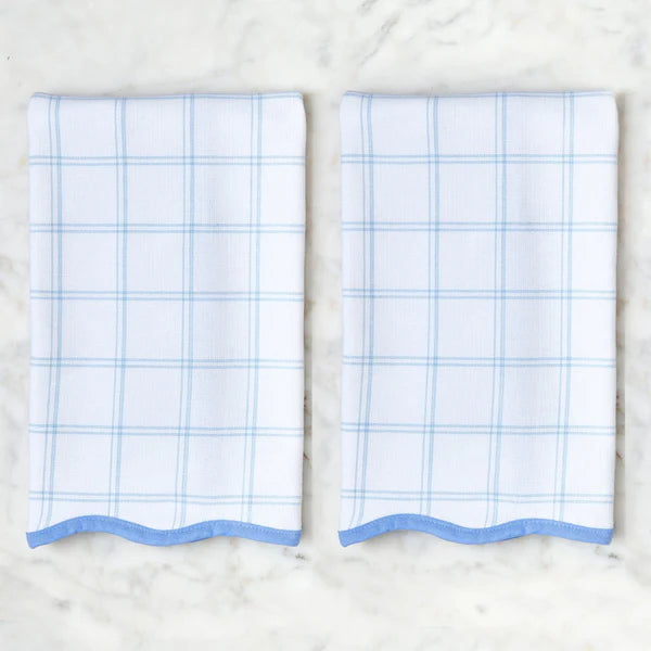 Kitchen Towels -French Blue Windowpane
