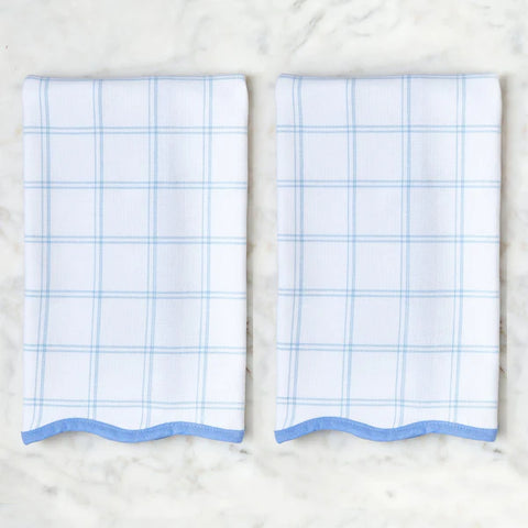 Kitchen Towels -French Blue Windowpane