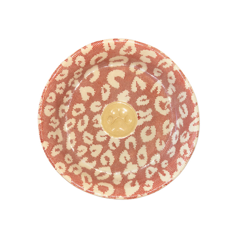 Large Dog Bowl - Leopard Poppy