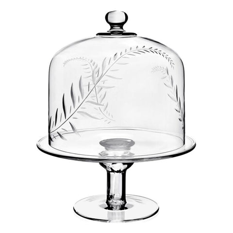 Tall Jasmine Cake Dome & Stand