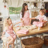 Kids’ Apron-Red Stripe with Trim