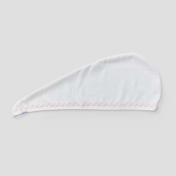 Hair Towel-Light Pink Wave