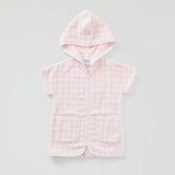 Kids’ Cover Up-Light Pink Gingham