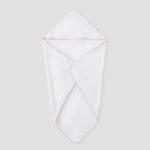Baby Hooded Towel-Pink Gingham