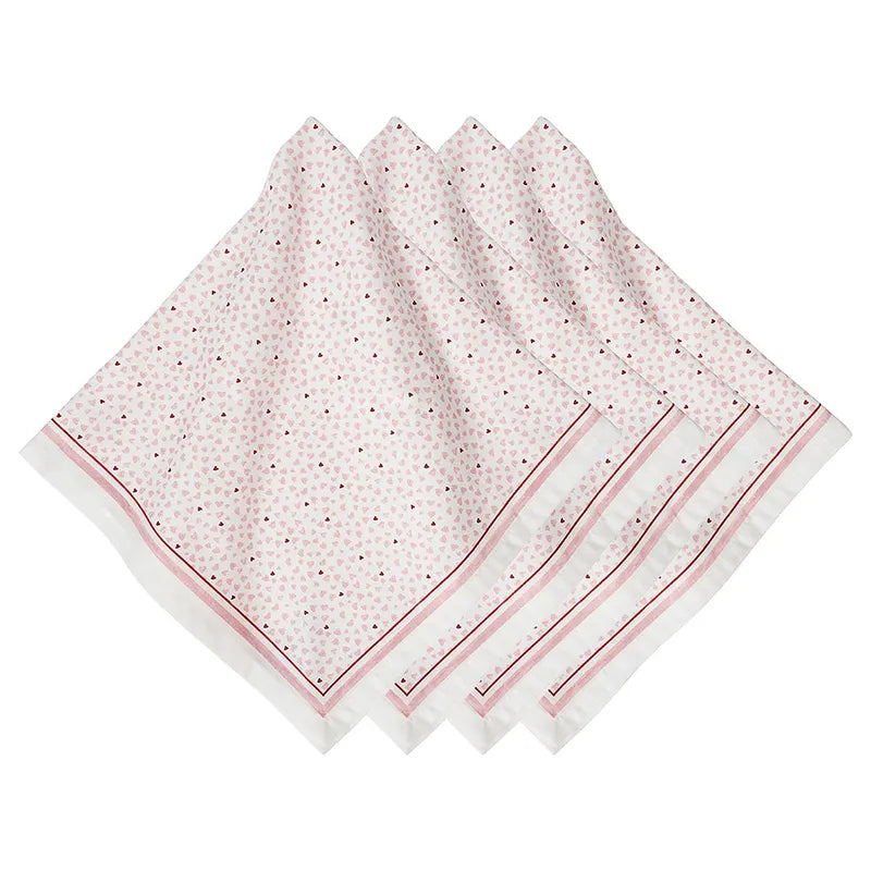 Love You More Pink Napkin, Set of 4