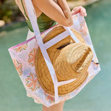 Hat Holding Beach Tote-Lulie Savannah