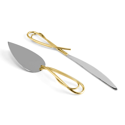 Calla Lily Cake Knife & Server Set