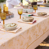 Tablecloth Été Indien Linen - Orange