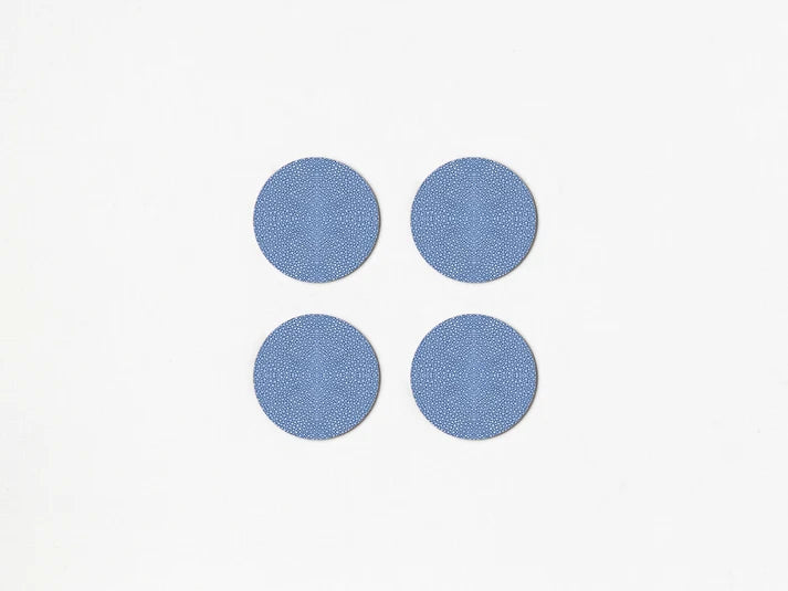 Prestige Blue Round Coaster Sets-Set of 4