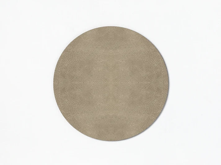 Prestige Mink Round Tablemat-Set of 2
