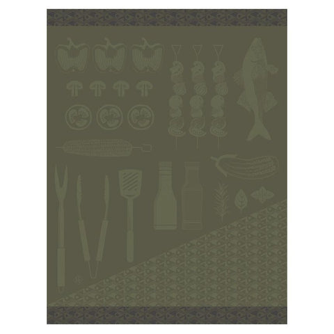 Tea Towel Braise-Green