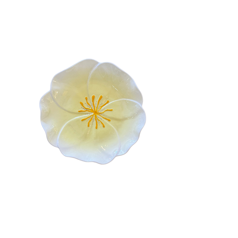 White Poppy Side Plate