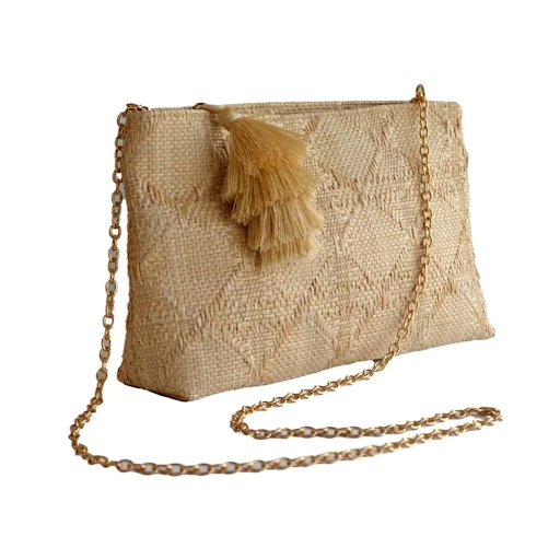 Luxe Bali Straw - Island Clutch