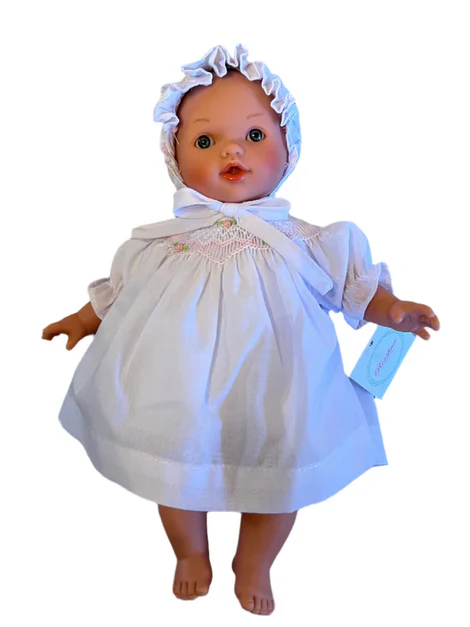 Abby Blue Eyed Babydoll With Bonnet