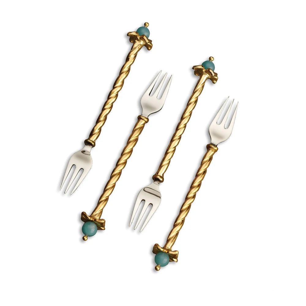Venise Cocktail Forks, Set of 4