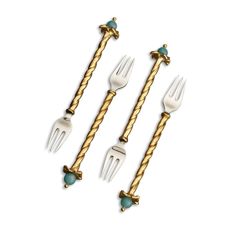 Venise Cocktail Forks, Set of 4