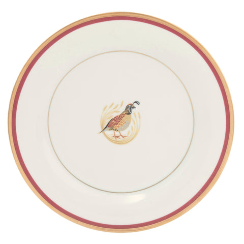 Charlotte Moss Quail Motif Salad Plate