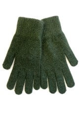 Angora Green Gloves