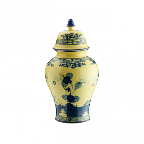 Oriente Italiano Small Potiche Vase-Citrino