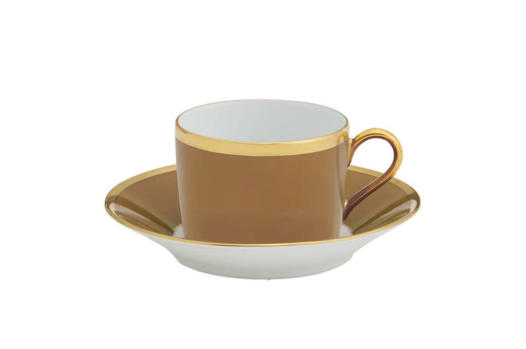 Arc En Ciel Chestnut Cup and Saucer