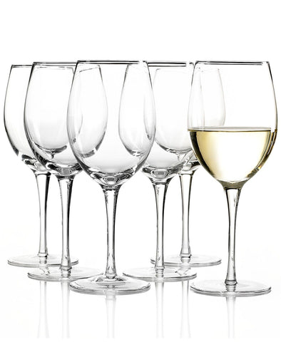 Tuscany White Wine Glasses, Set of 6