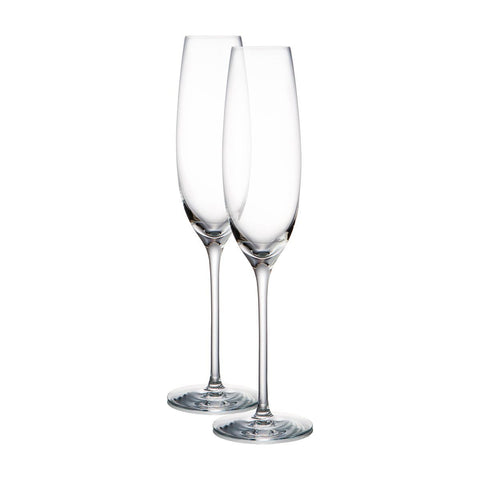 Rogaska Expert Champagne Flutes Set Of 2