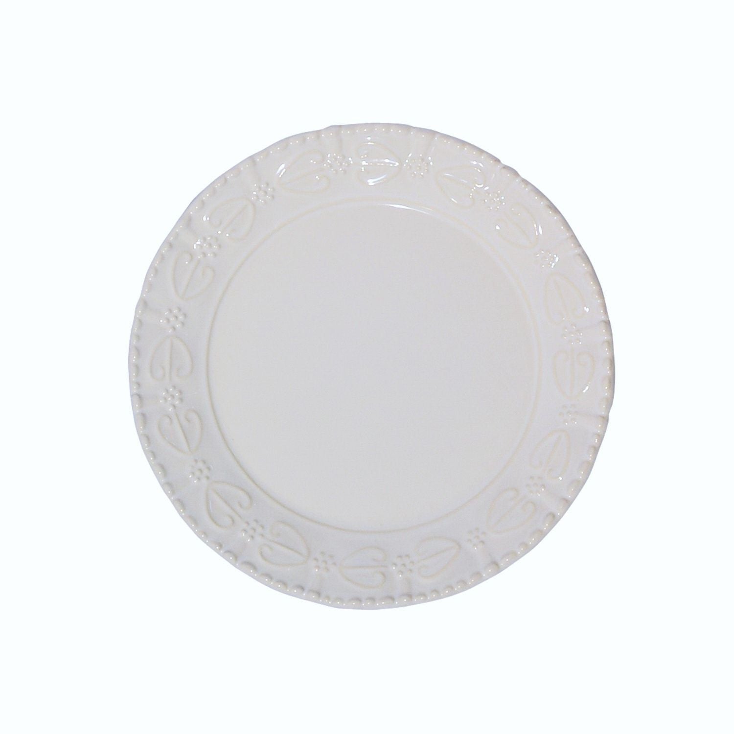 Historia Salad Plate Paperwhite