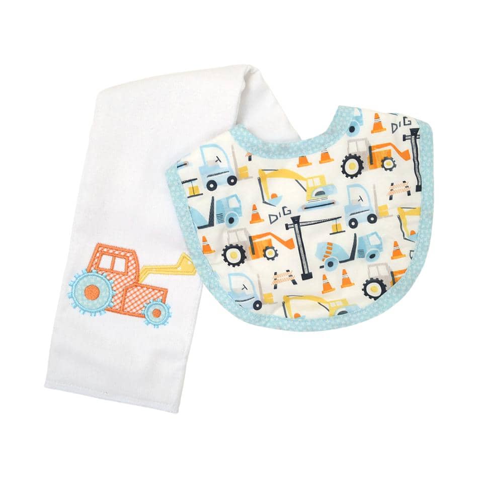 Digger Basic Bib & Burp Set