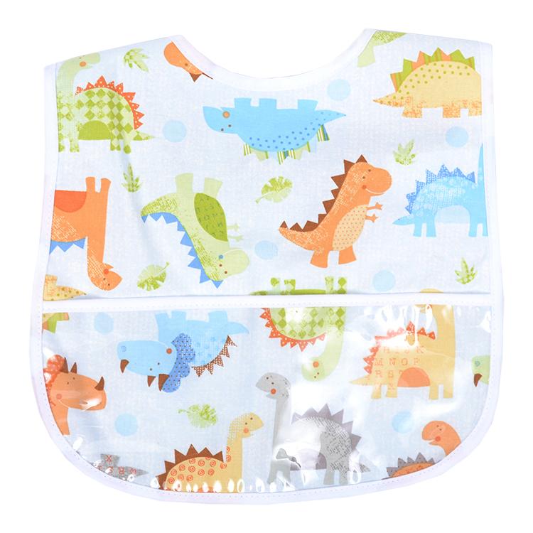 Dinosaur Wipeable Bib