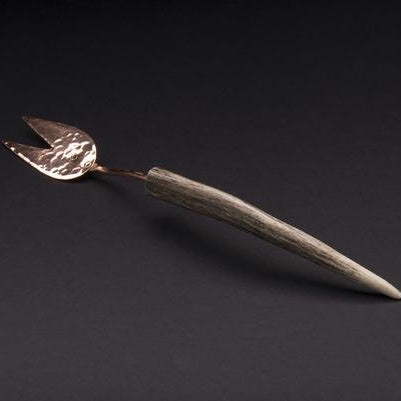 Copper Antler Meat Fork