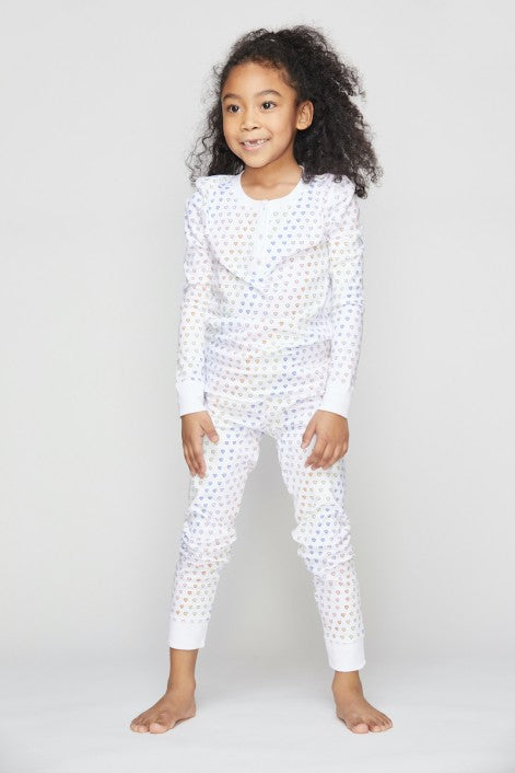 Kids Disco Hearts Pajama Set